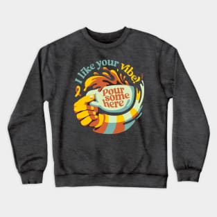 Good Vibes Coffee Drink Crewneck Sweatshirt